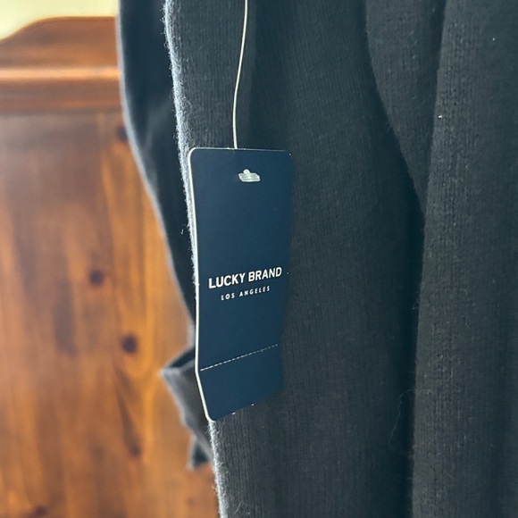 Lucky Brand Black Cardigan Sweater - Picture 3 of 5